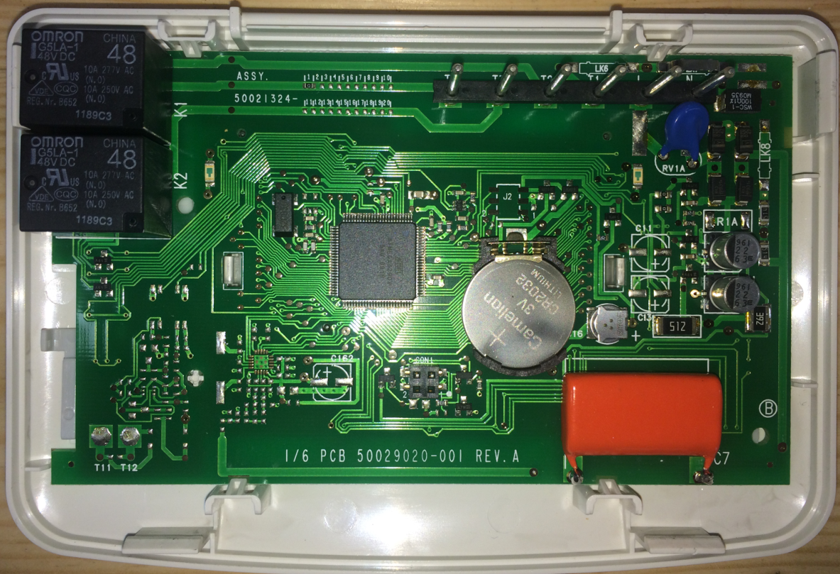 ST9400C Timer Internals Closeup after repair